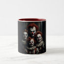 Search for creepy clown mugs Scary