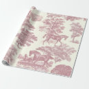 Search for pink toile wrapping paper Trendy
