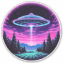 Search for retro futuristic stickers Sci fi