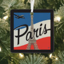 Search for french flag christmas tree decorations Eiffel tower
