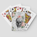 Search for skull playing cards Flowers