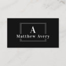 Search for sober business cards Elegant