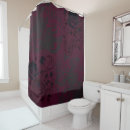 Search for dark gothic shower curtains Botanical
