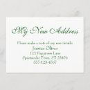Search for elegant moving announcement cards Change of address