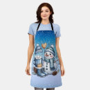 Search for winter blue aprons Cosy