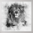 Search for lion portrait posters Mane