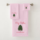 Search for pink christmas bath towels Trendy