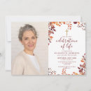 Search for christian cross funeral invitations In loving memory