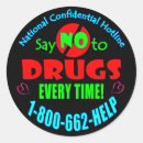 Search for drugs stickers Say no to drugs
