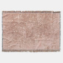 Search for faux rose gold glitter blankets Elegant