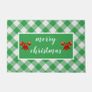 Search for gingham doormats Green
