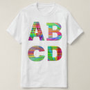 Search for abcd tshirts Alphabet