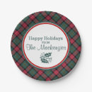 Search for vintage christmas paper plates Green