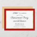 Search for red surprise party invitations Modern
