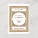 Search for academic business cards Elegant