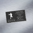 Search for sports agent business cards Black and white