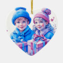 Search for childrens christmas tree decorations Little girl
