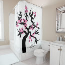 Search for tree birds shower curtains Cherry blossoms