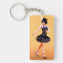 Search for vintage dancers key rings Girl