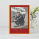 Search for red graduation invitations High school college university