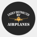 Search for funny plane stickers Pilot