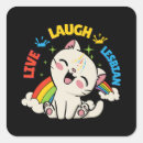 Search for rainbow cat stickers Lesbian