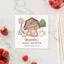 Search for cow and chicken napkins Gender neutral baby shower