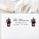 Search for bow wedding return address labels Watercolor