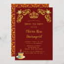 Search for royal tea party invitations Gold