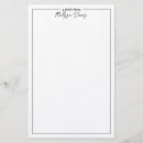 Search for professional stationery paper Typography