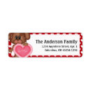 Search for dog valentine return address labels Pink