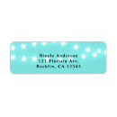 Search for turquoise wedding return address labels Birthday
