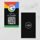 Search for review business cards Scan to review