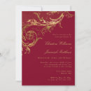Search for gothic rehearsal dinner invitations Gold