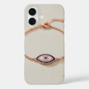 Search for evil eye iphone cases Blue