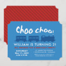 Search for train birthday invitations All aboard