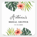 Search for tropical bridal shower stickers Stylish