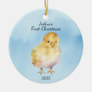 Search for chick christmas tree decorations Watercolor