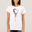 Search for bleeding hearts tshirts Broken heart