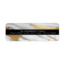 Search for white marble return address labels Pretty