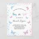 Search for butterfly gender reveal invitations Butterflies