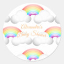 Search for rainbow cloud stickers Baby shower