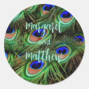 Search for peacock wedding stickers Bird