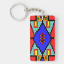 Search for geometric rectangular key rings Southwest