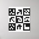 Search for coding canvas prints Qr code