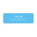 Search for sky return address labels Stylish