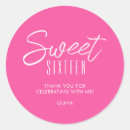 Search for girls sweet sixteen stickers Pink