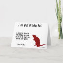 Search for rat birthday cards Rodent