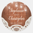 Search for string lights wedding stickers Country