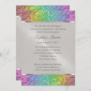 Search for rainbow quinceanera invitations Mis quince anos